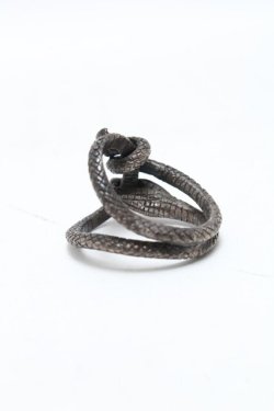 画像2: BLACK BOOTS / SNAKE LINK リング 8 シルバー S-25-03-15-002-PU-AC-AS-ZS