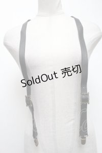 axes femme / 額縁バックルサスペンダー   S-25-03-15-022-AX-BL-HR-ZS