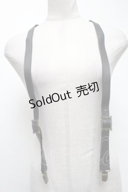 画像1: axes femme / 額縁バックルサスペンダー   S-25-03-15-022-AX-BL-HR-ZS