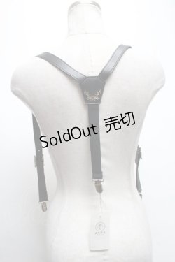画像2: axes femme / 額縁バックルサスペンダー   S-25-03-15-022-AX-BL-HR-ZS