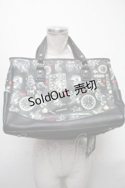画像2: GOTH / 不思議の国のアリスハンドバッグ  黒 S-25-03-15-032-GO-ZA-HR-ZS