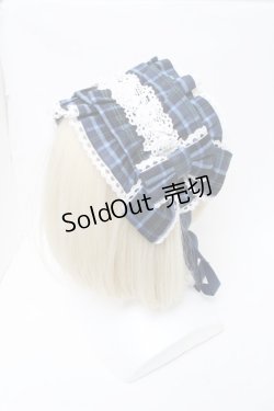 画像2: axes femme kawaii / タータンチェックヘッドドレス  ブルー S-25-03-17-005-AX-AC-HR-ZS