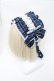 画像2: axes femme kawaii / タータンチェックヘッドドレス  ブルー S-25-03-17-005-AX-AC-HR-ZS (2)
