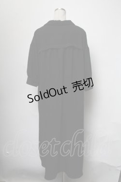 画像2: NieR Clothing / 刺繍ロングワンピース  黒 S-25-03-17-049-PU-JA-HR-ZS