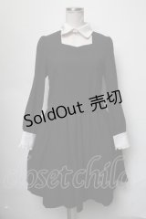 Ank Rouge / バイカラーワンピース  黒ｘ白 S-25-03-17-050-CA-OP-AS-ZS