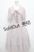 m petit by misako / AMレースアップワンピース  ピンク S-25-03-17-055-LO-OP-AS-ZS