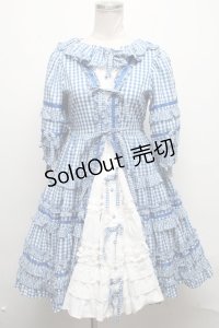 Angelic Pretty / Little Houseワンピース  ブルー S-25-03-17-057-AP-OP-HR-ZS