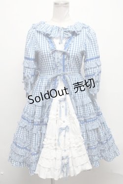 画像1: Angelic Pretty / Little Houseワンピース  ブルー S-25-03-17-057-AP-OP-HR-ZS