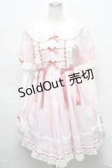 中国ロリータ / 【小能熊】Laura Doll ワンピース  ピンク S-25-03-17-062-LO-OP-HR-ZS