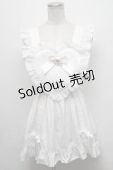BABY,THE STARS SHINE BRIGHT / ハートエプロン  白 S-25-03-17-065-BA-OP-HR-ZS