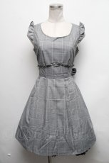 画像1: 【SALE】Ank Rouge / グレンチェックワンピース  グレー S-25-03-17-072-CA-OP-AS-ZT438 (1)