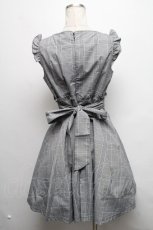 画像2: 【SALE】Ank Rouge / グレンチェックワンピース  グレー S-25-03-17-072-CA-OP-AS-ZT438 (2)