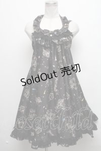 Angelic Pretty / Dreamyホロスコープジャンパースカート  黒 S-25-03-17-073-AP-OP-HR-ZS