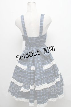 画像2: axes femme kawaii / タータンチェックジャンスカ  ブルー S-25-03-17-074-AX-OP-HR-ZS