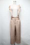 axes femme POETIQUE / サス付きワイドパンツ  ベージュ S-25-03-17-084-AX-PA-HR-ZS