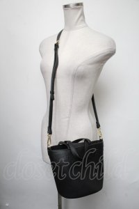 m petit by misako / AMスカラップ2WAYバッグ  黒 S-25-03-17-012-LO-BG-HR-ZT-K018