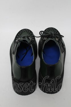 画像3: YOSUKE / 厚底レースアップシューズ  グリーン S-25-03-17-018-PU-SH-HR-ZS