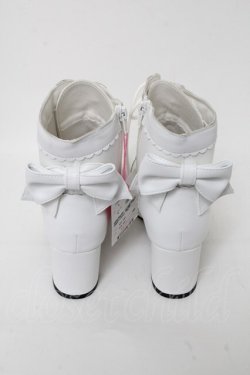 画像3: Angelic Pretty / レースアップGirlyブーツ  白 S-25-03-17-019-AP-SH-AS-ZS