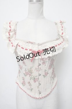 画像1: LACEMADE / ロージークリスマスコルセット  オフ S-25-03-17-020-LO-ZA-AS-ZS