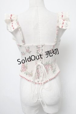 画像2: LACEMADE / ロージークリスマスコルセット  オフ S-25-03-17-020-LO-ZA-AS-ZS