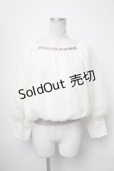Maison de FLEUR　Petite Robe / チュールトップス  オフ S-25-03-17-027-LO-TO-AS-ZS