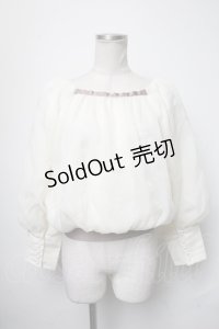 Maison de FLEUR　Petite Robe / チュールトップス  オフ S-25-03-17-027-LO-TO-AS-ZS