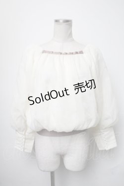 画像1: Maison de FLEUR　Petite Robe / チュールトップス  オフ S-25-03-17-027-LO-TO-AS-ZS