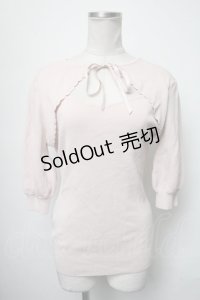 F&A / ボレロデザインニット  ピンク S-25-03-17-030-LO-TO-AS-ZS