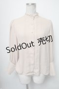 Maison de FLEUR Petite Robe canone / スタンドカラーブラウスブラウス  ベージュ S-25-03-17-033-EL-TO-AS-ZS