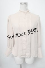 Maison de FLEUR Petite Robe canone / スタンドカラーブラウスブラウス  ベージュ S-25-03-17-033-EL-TO-AS-ZS