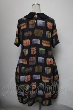 画像2: Jane Marple Dans Le Salon / Vintage Biscuits Canワンピース  ネイビー S-25-03-17-048-JM-OP-HR-ZS