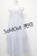 axes femme / ビッグレースリボンキャミワンピース  ラベンダー S-25-03-20-062-AX-OP-HR-ZI