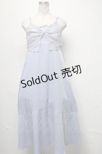axes femme / ビッグレースリボンキャミワンピース  ラベンダー S-25-03-20-062-AX-OP-HR-ZI