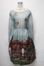 画像1: Jane Marple / Holy libraryアフターヌーンドレス  ブルーグレイ S-25-03-20-064-JM-OP-HR-ZT416 (1)