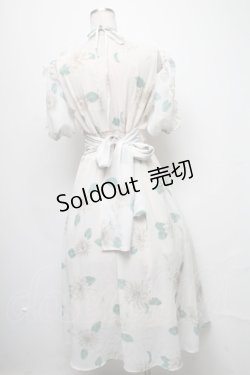 画像2: axes femme / フリル袖シャーリングワンピース  キナリ S-25-03-20-066-AX-OP-HR-ZS