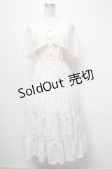 axes femme / ケープ風レースティアードワンピース  キナリ S-25-03-20-068-AX-OP-HR-ZS
