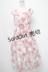 axes femme / ハイビスカス柄ワンピース   S-25-03-20-069-AX-OP-HR-ZS