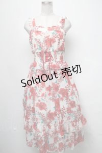 axes femme / ハイビスカス柄ワンピース   S-25-03-20-069-AX-OP-HR-ZS