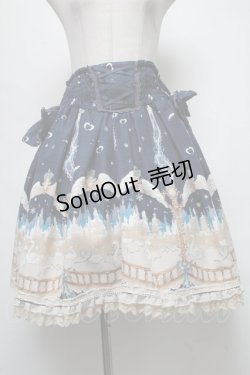 画像1: axes femme kawaii / スイートスワンスカート  紺 S-25-03-20-076-AX-SK-AS-ZS