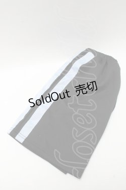画像2: ACDC RAG / 安心ジャージレッグウォーマー  黒ｘサックス S-25-03-20-008-PU-ZA-HR-ZS