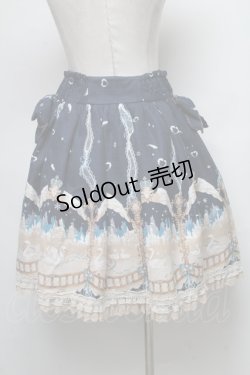 画像2: axes femme kawaii / スイートスワンスカート  紺 S-25-03-20-076-AX-SK-AS-ZS
