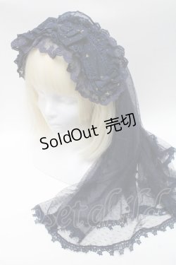 画像1: LOLITA / 星柄ヴェール  紺 S-25-03-20-011-LO-AC-HR-ZS
