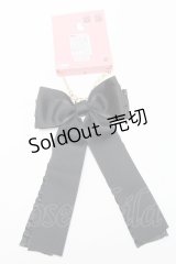 m petit by misako / リボンバッグチャーム  黒 S-25-03-20-003-LO-ZA-HR-ZS