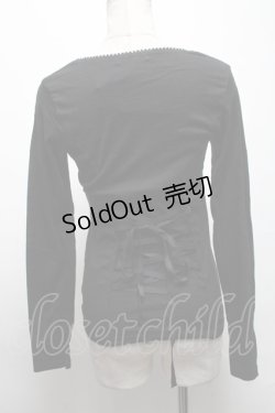画像2: PEACE NOW / Rose of Emilyプリントカットソー  黒 S-25-03-20-030-PU-TS-AS-ZS