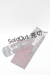 abilletage / ANKLE DECORATION DIAMOND＆CLUB コルセットタイツ  ワイン S-25-03-20-005-GO-ZA-HR-ZS