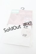 m petit by misako / AMレースアップシアータイツ  白 S-25-03-22-001-LO-ZA-AS-ZS