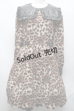 画像1: Jamie エーエヌケー / レオパードワンピース  ブラウン S-25-03-22-049-LO-OP-AS-ZS