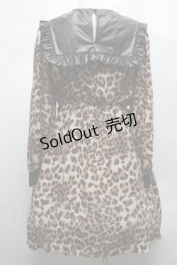 画像2: Jamie エーエヌケー / レオパードワンピース  ブラウン S-25-03-22-049-LO-OP-AS-ZS