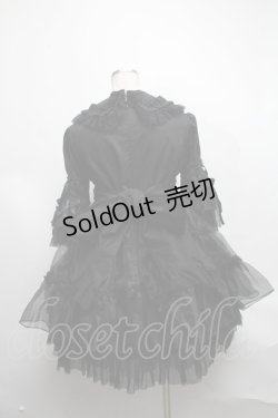 画像2: metamorphose / ドットチュールベビードールワンピース(2009)  黒 S-25-03-22-054-ME-OP-AS-ZS
