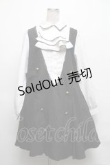 Favorite / 凜々蝶 カルタ 制服長袖ワンピース  黒ｘ白 S-25-03-22-057-LO-OP-HR-ZS